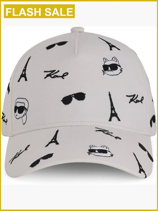 Karl Lagerfeld Cotton Men Karl Icons Baseball Cap - Adjustable Cotton